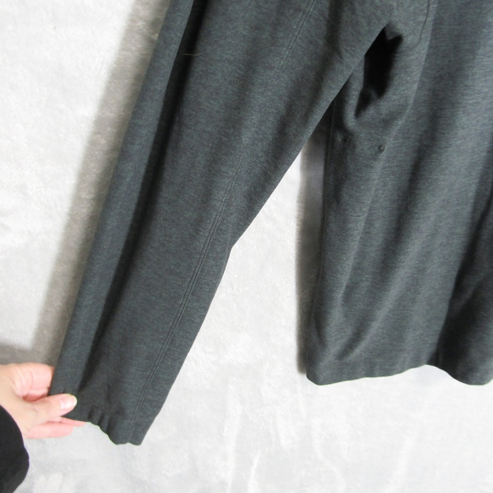 Lululemon Medium Long Sleeve Stretch Shirt Dark Green Heathered Rulu Mock Neck - Picture 4 of 10